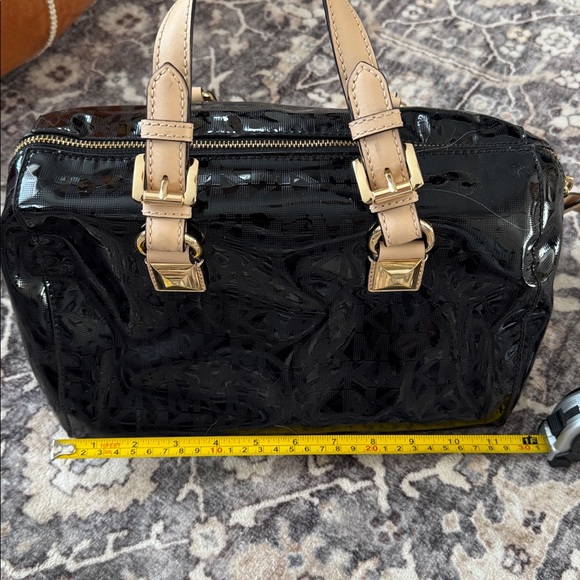 Michael Kors Black and Tan Satchel - Picture 6 of 8